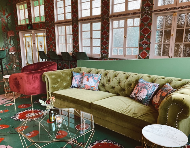 Interior of Mona Lisa's Lair Miami