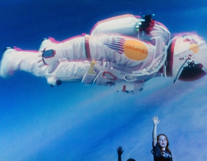Girl and Austronaut Otherworld Byron Bay