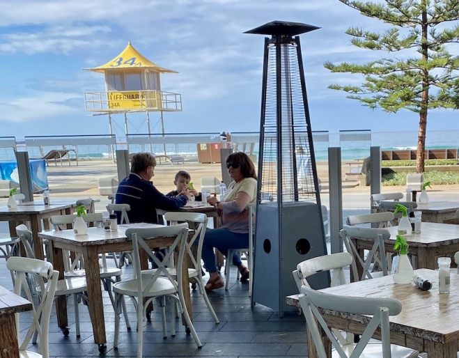 Beach Cafe Surfers Paradise