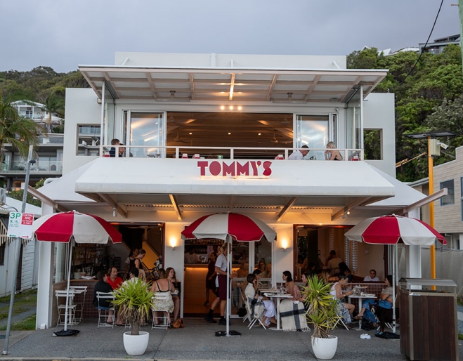 Exterior facade of Tommy's Italian Currumbin