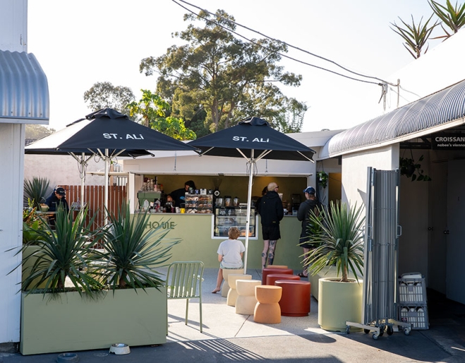 Entrance of Home Cafe Currumbin
