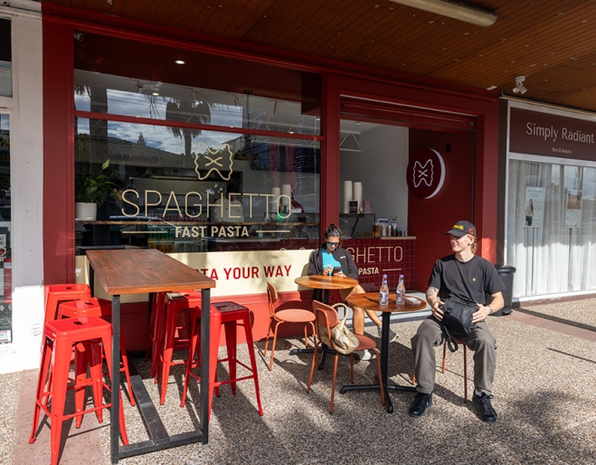 Exterior of Spaghetto 