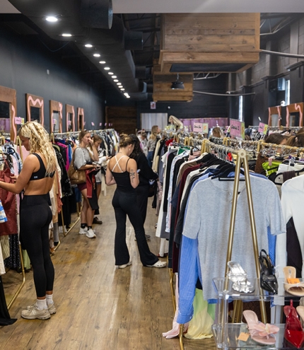 Interior of store