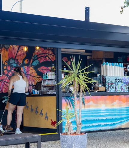 Exterior of Box Coffee Co