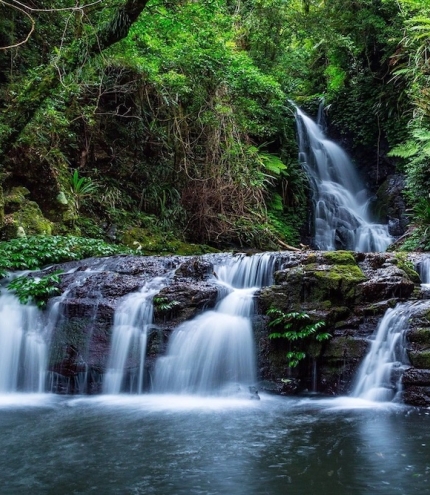 Stunning waterfalls Elabana Falls Lamington National Park