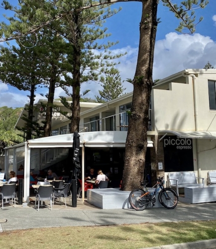 Exterior side view of Piccolo Espresso Miami