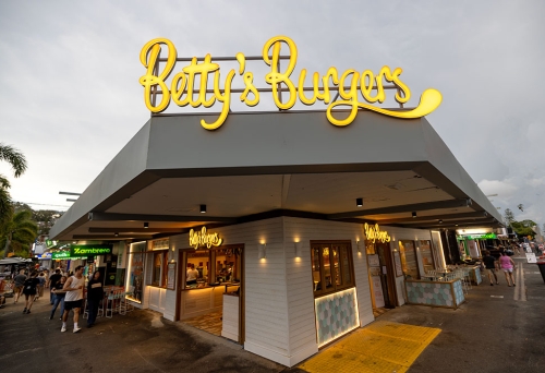 Exterior view of Betty's Burgers Burleigh Heads
