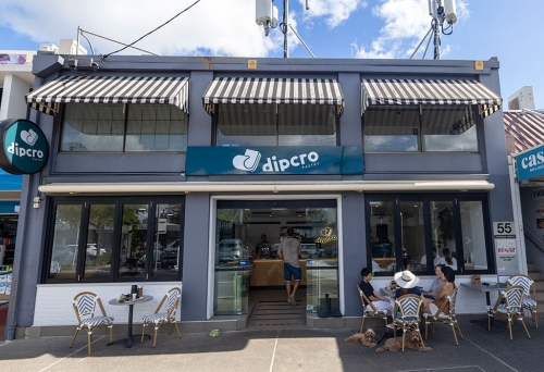 Exterior facade of Dipcro Pastry