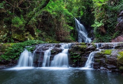 Stunning waterfalls Elabana Falls Lamington National Park