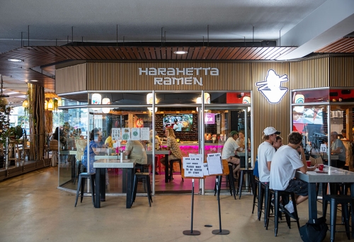 Entry view of Harahetta Ramen