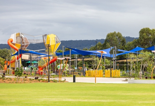 Playground area at Greenheart Robina Parklands