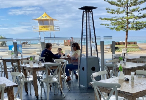 Beach Cafe Surfers Paradise