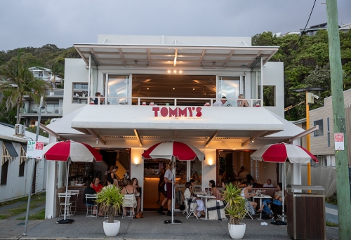 Exterior facade of Tommy's Italian Currumbin