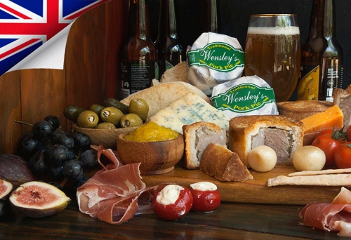Plate of goods at Wensley's Fine Fayre