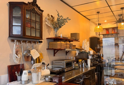 Interior of YUM Bakery