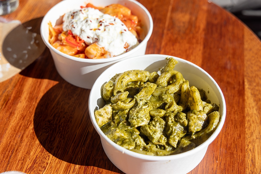 Bowls of pasta at Spaghetto 