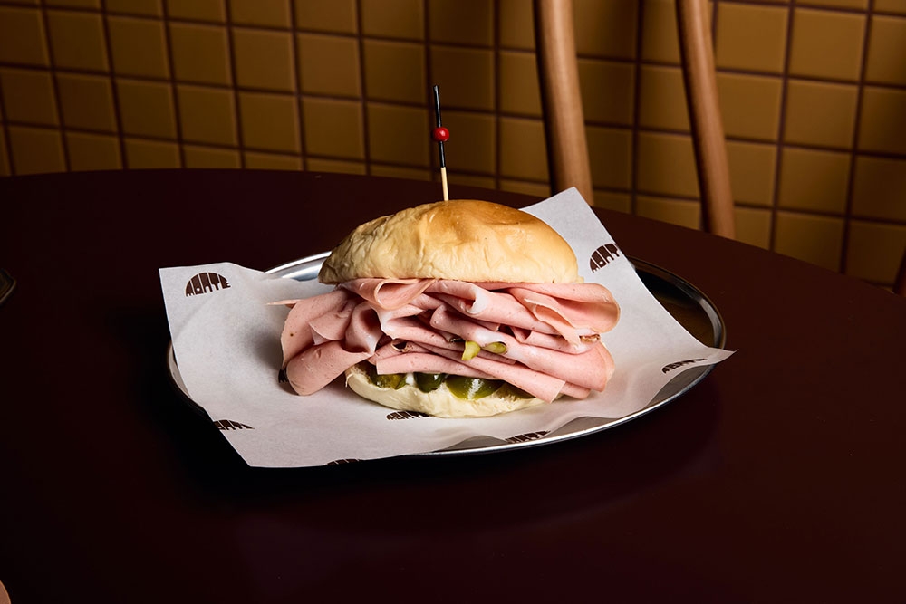 Mortadella bun