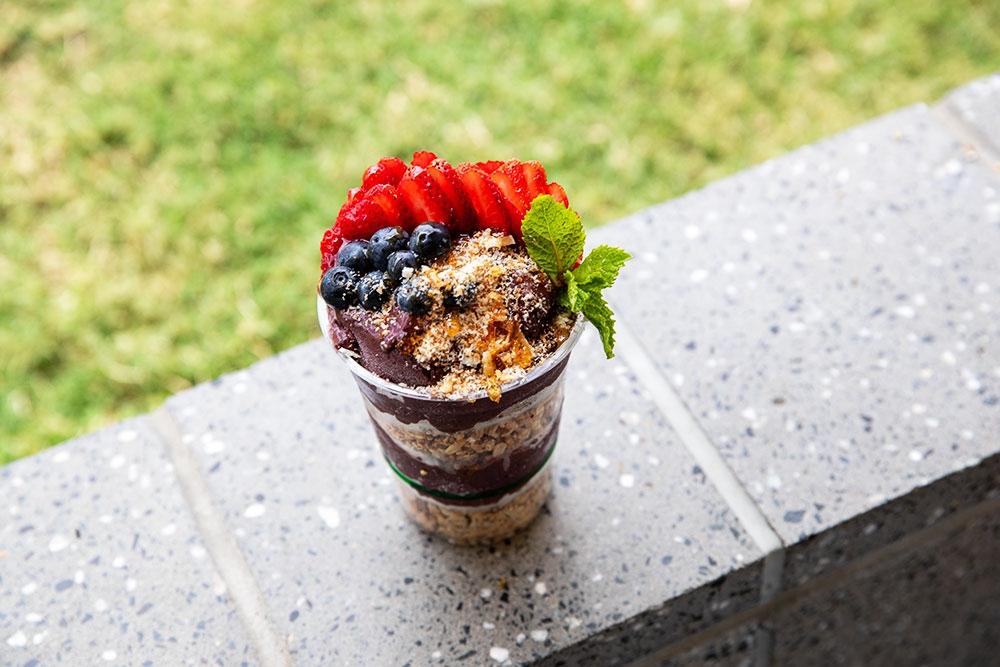 Acai cup at Bean Surfing Tallebudgera