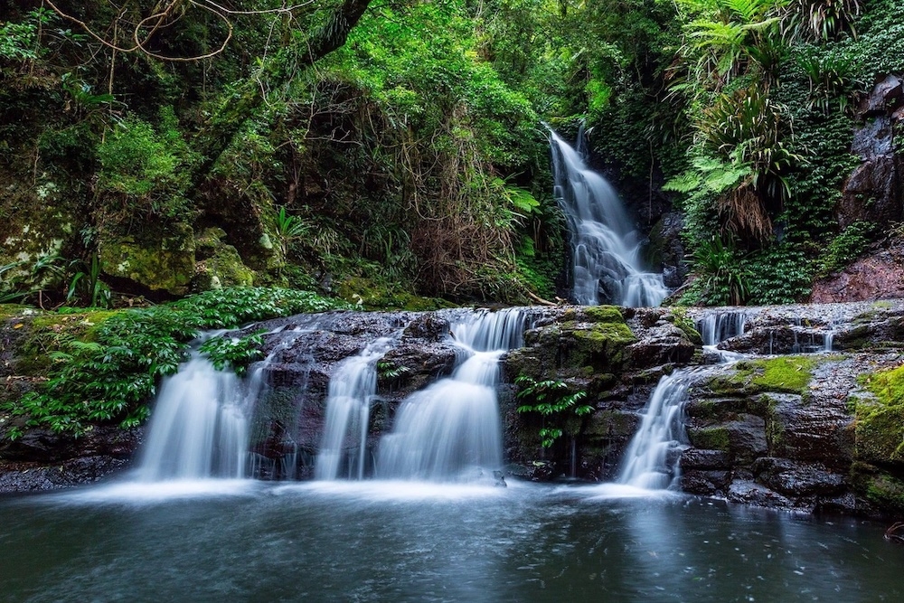 Stunning waterfalls Elabana Falls Lamington National Park