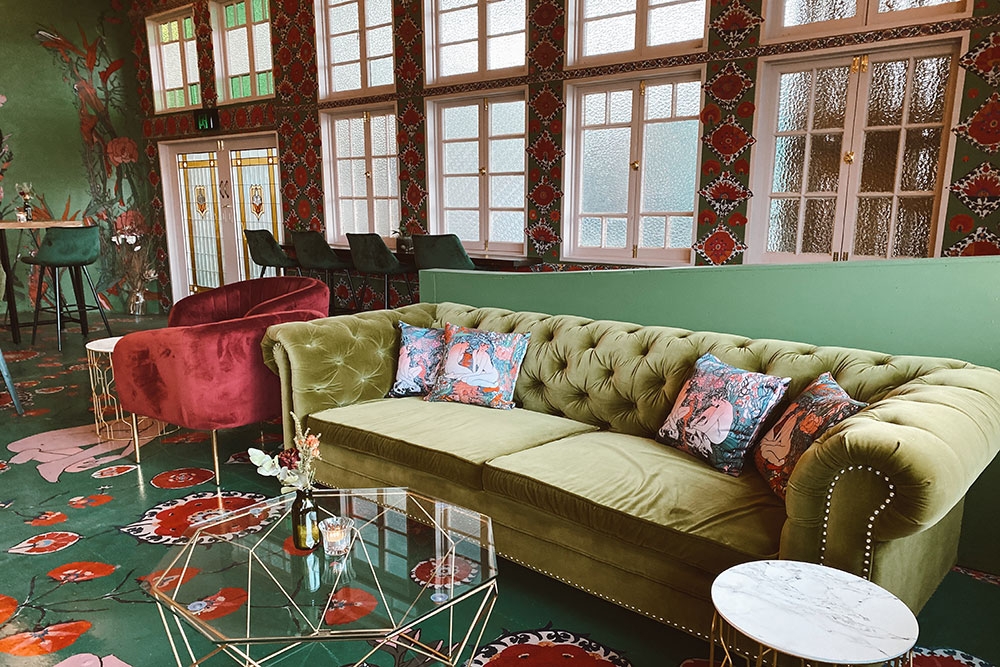 Interior of Mona Lisa's Lair Miami