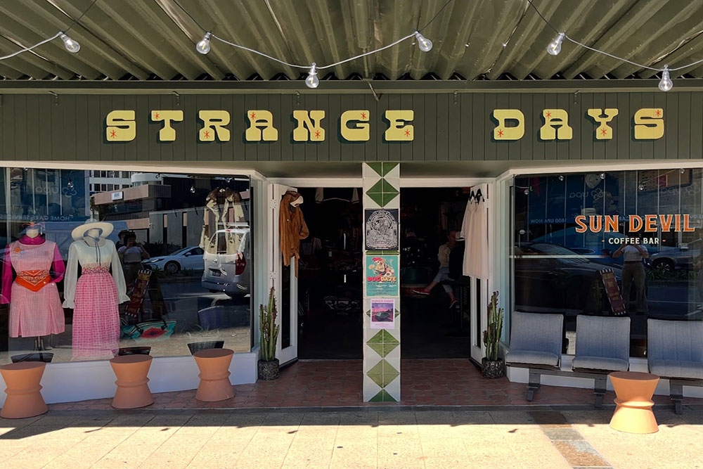 Facade of Strange Days Store Tweed Heads