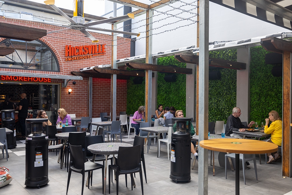 Outdoor seating