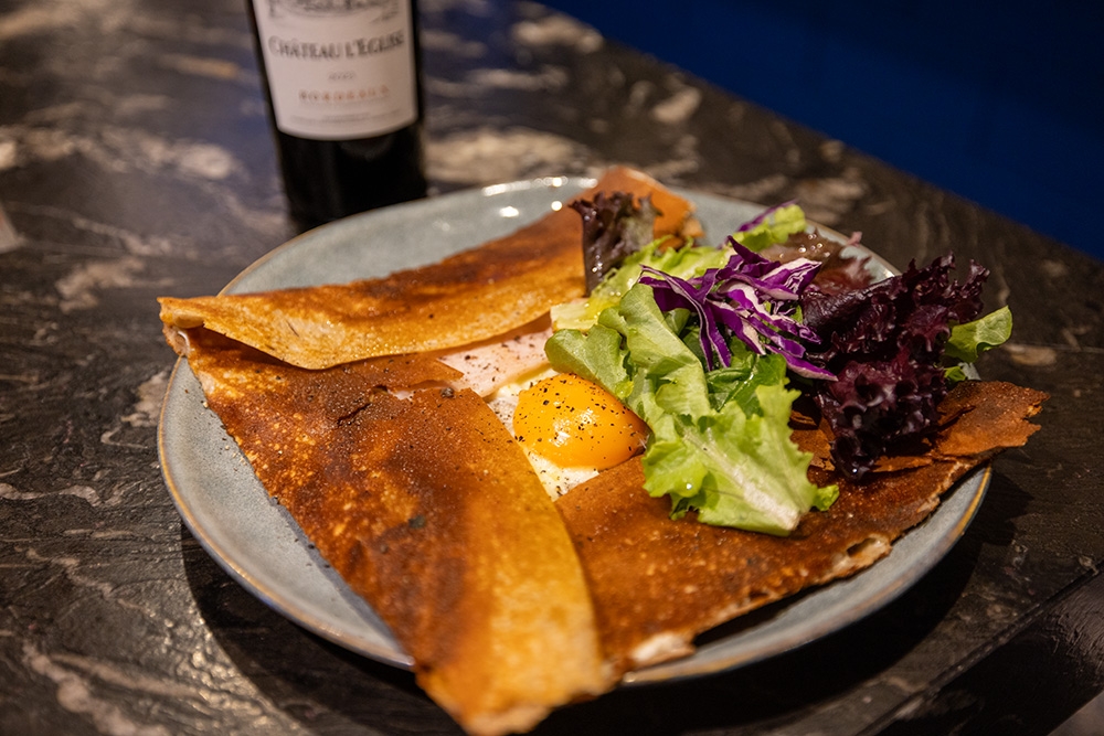 Savoury crepe