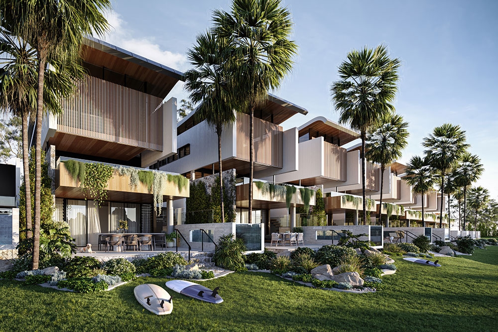 Artist impression of housing at Palm Valley