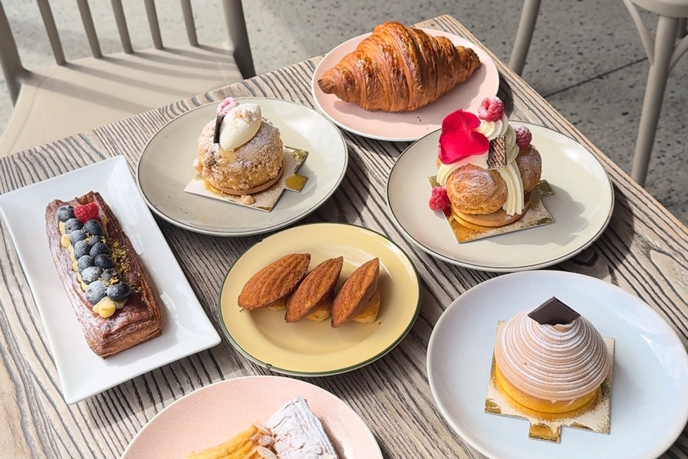 Plates of pastries, 5B2F Bakehouse 