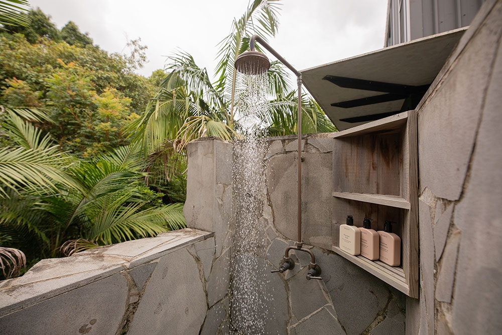 outdoor shower