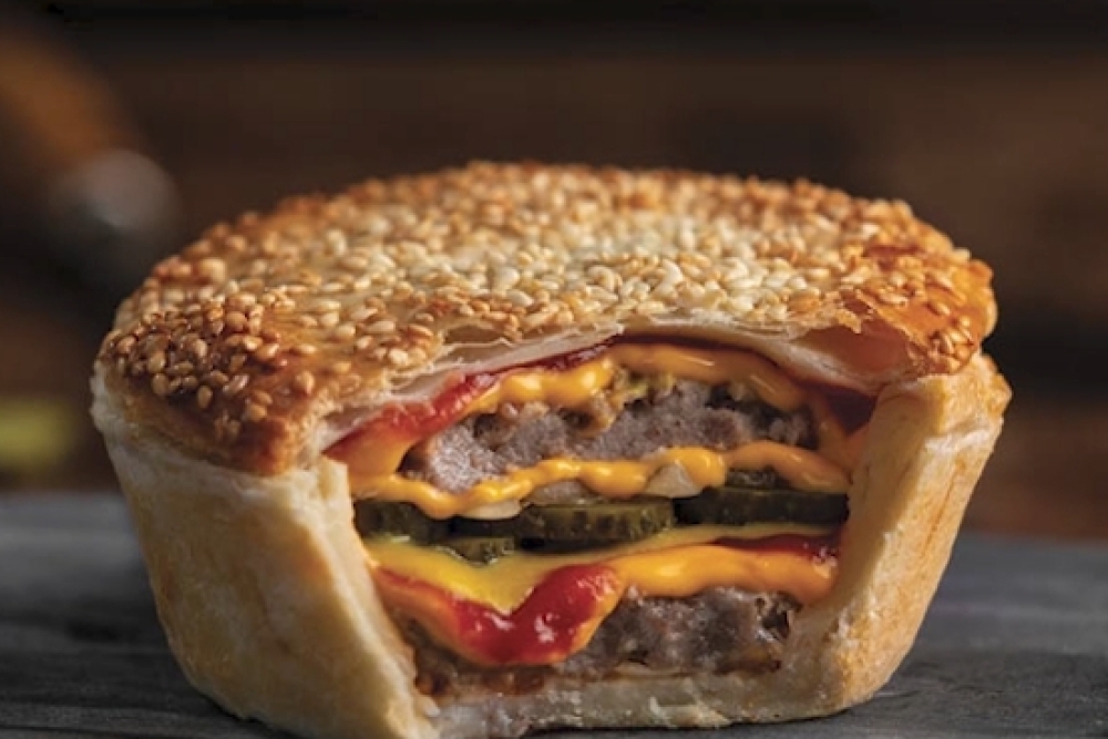 Cheeseburger pie at Banjo's Bakery 