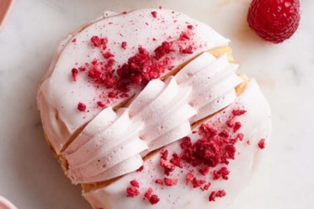 Loaded donut at Banjo's Bakery