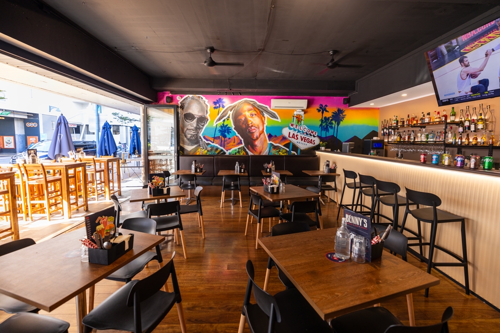 Benny's American Burger Surfers Paradise 