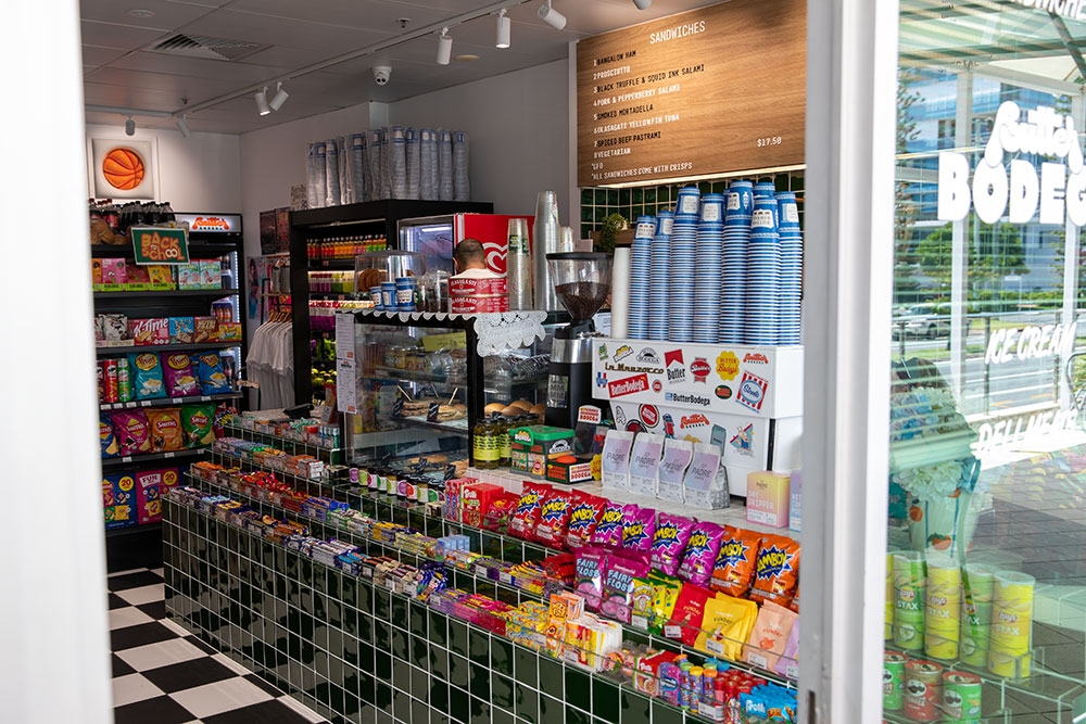 Internal venue with ordering counter