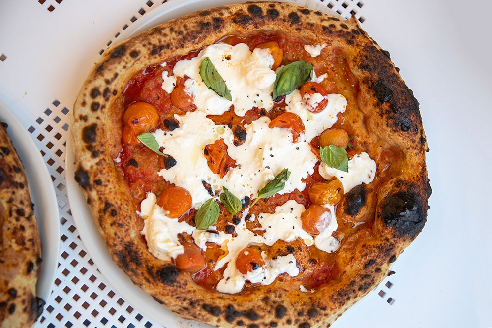 Margherita pizza at Ciccio's Pizza & Gelato