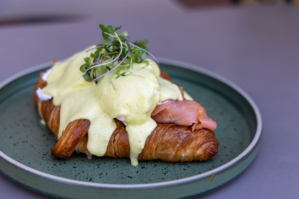 Conkabar's Jalapeño Benny on a plate