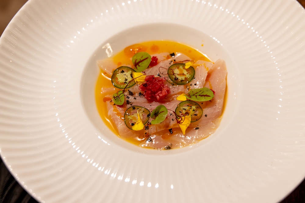 Kingfish carpaccio