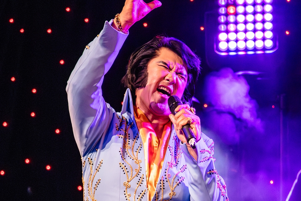 Elvis impersonator at Cooly Rocks On 2026