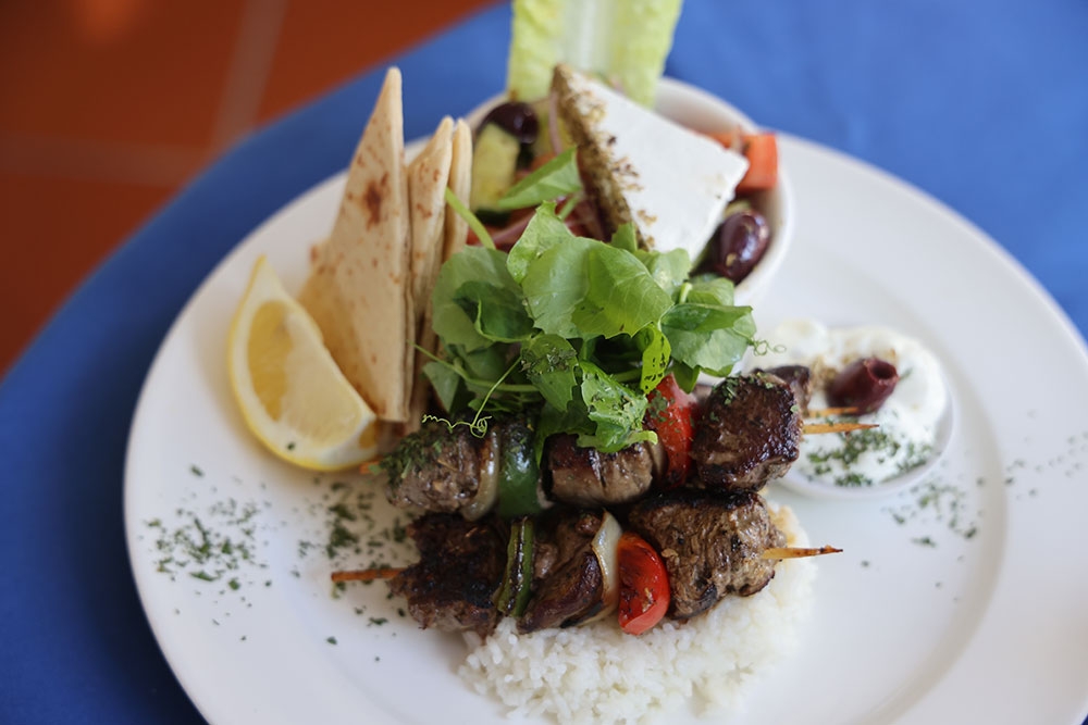 lamb souvlaki George's Paragon