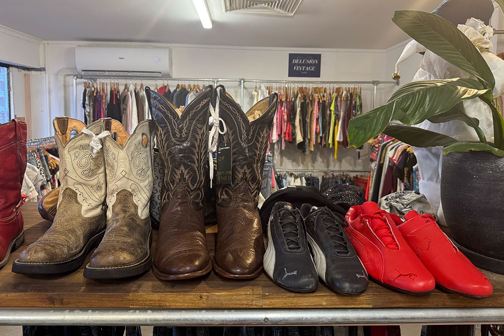 Boots and shoes at Gritty Garms