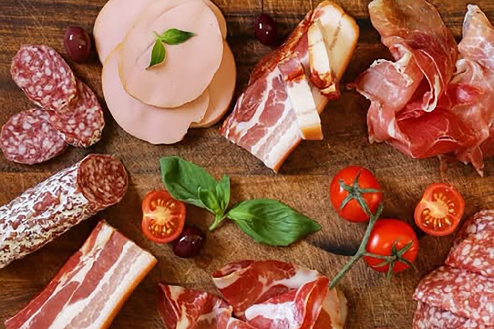 Charcuterie boart at Grobnik 