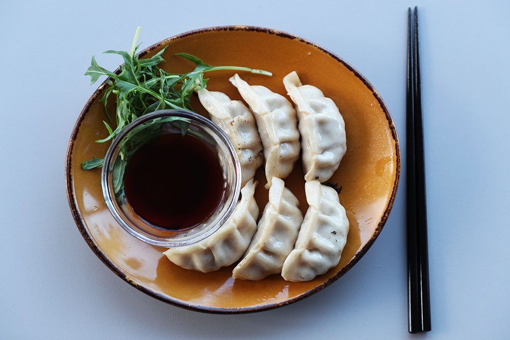 Gyoza at Harahetta Ramen 