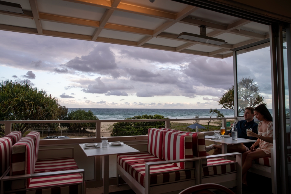 View from upstairs at Tommy's Italian 
