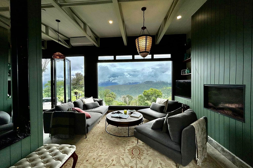 Living room at Belvedere The Jardin Collective Beechmont