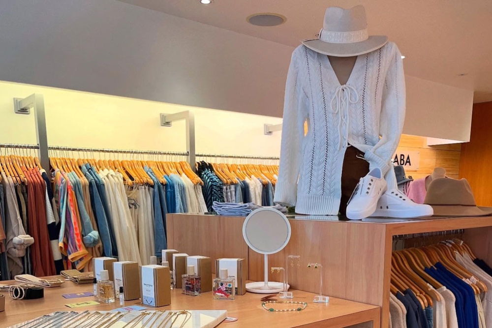 Inside Main beach boutique
