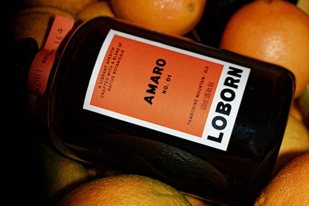 Bottle of amaro at Loborn Tamborine Mountain 