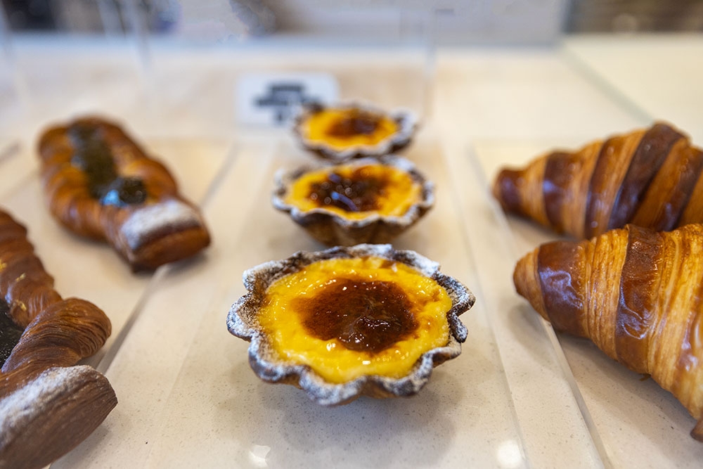 Selection of pastries at Luna's Deli