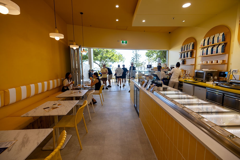 Interior of Luna's Deli Coolangatta
