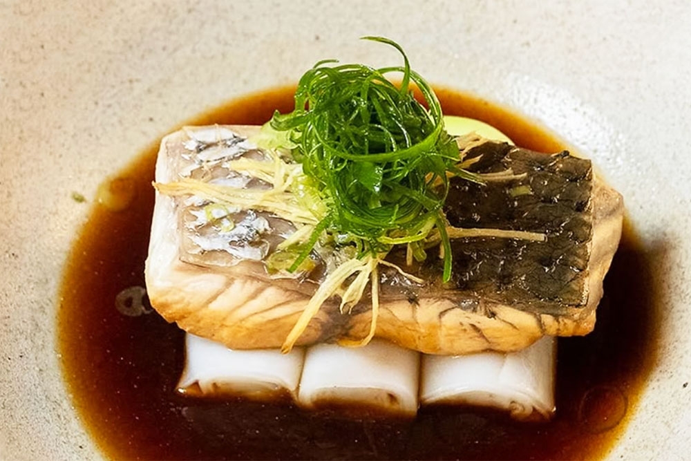 Steamed snapper at Madame V Palm Beach