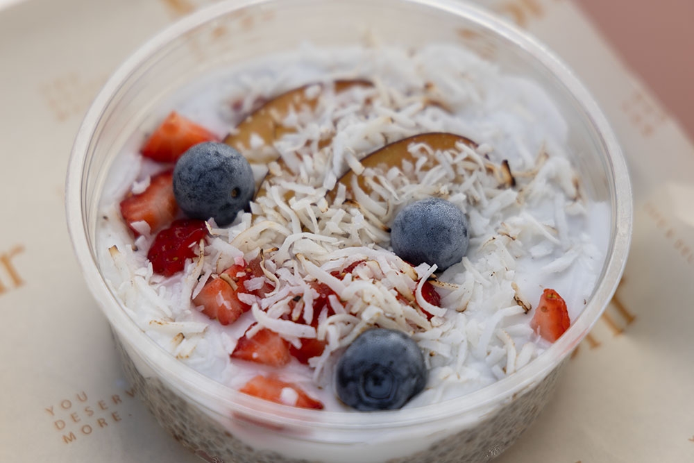 Breakfast cup at Mohr Cafe Deli Burleigh Heads